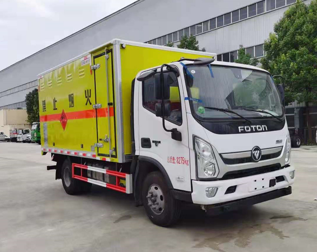 福田奧鈴4.08米貨廂爆破器材運輸車 福田奧鈴4.08米貨廂爆破器材運輸車