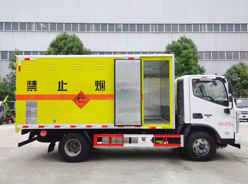 福田奧鈴4.08米貨廂爆破器材運輸車 福田奧鈴4.08米貨廂爆破器材運輸車