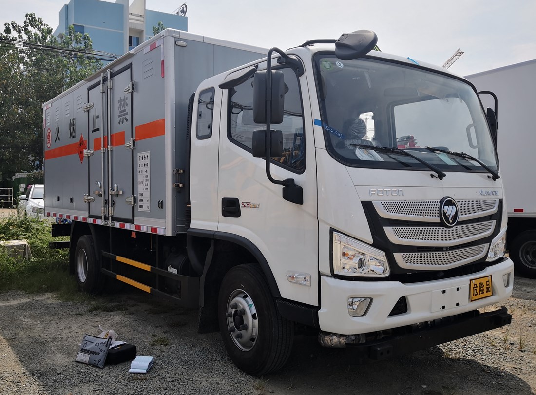 福田歐馬可4.7米貨廂爆破器材運輸車 福田歐馬可4.7米貨廂爆破器材運輸車