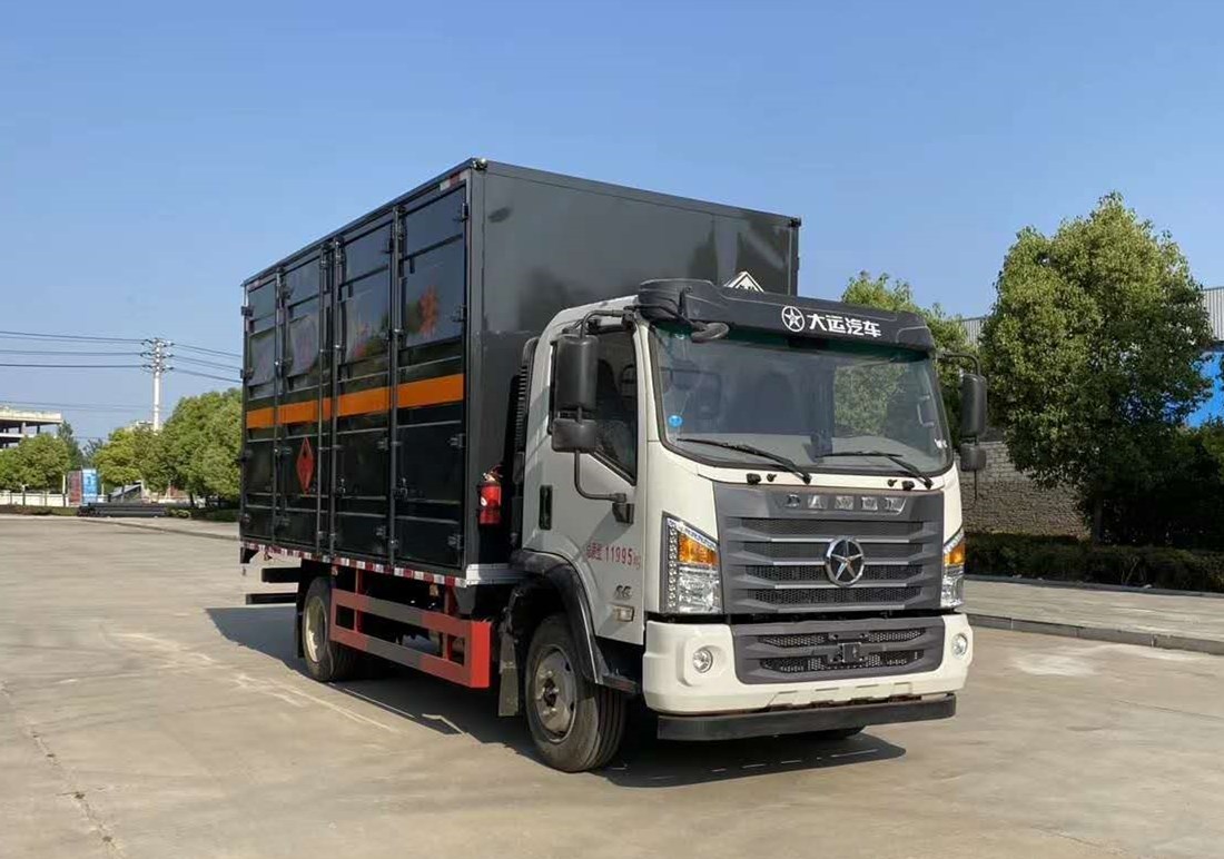 大運國六液體廂式運輸車 大運國六液體廂式運輸車