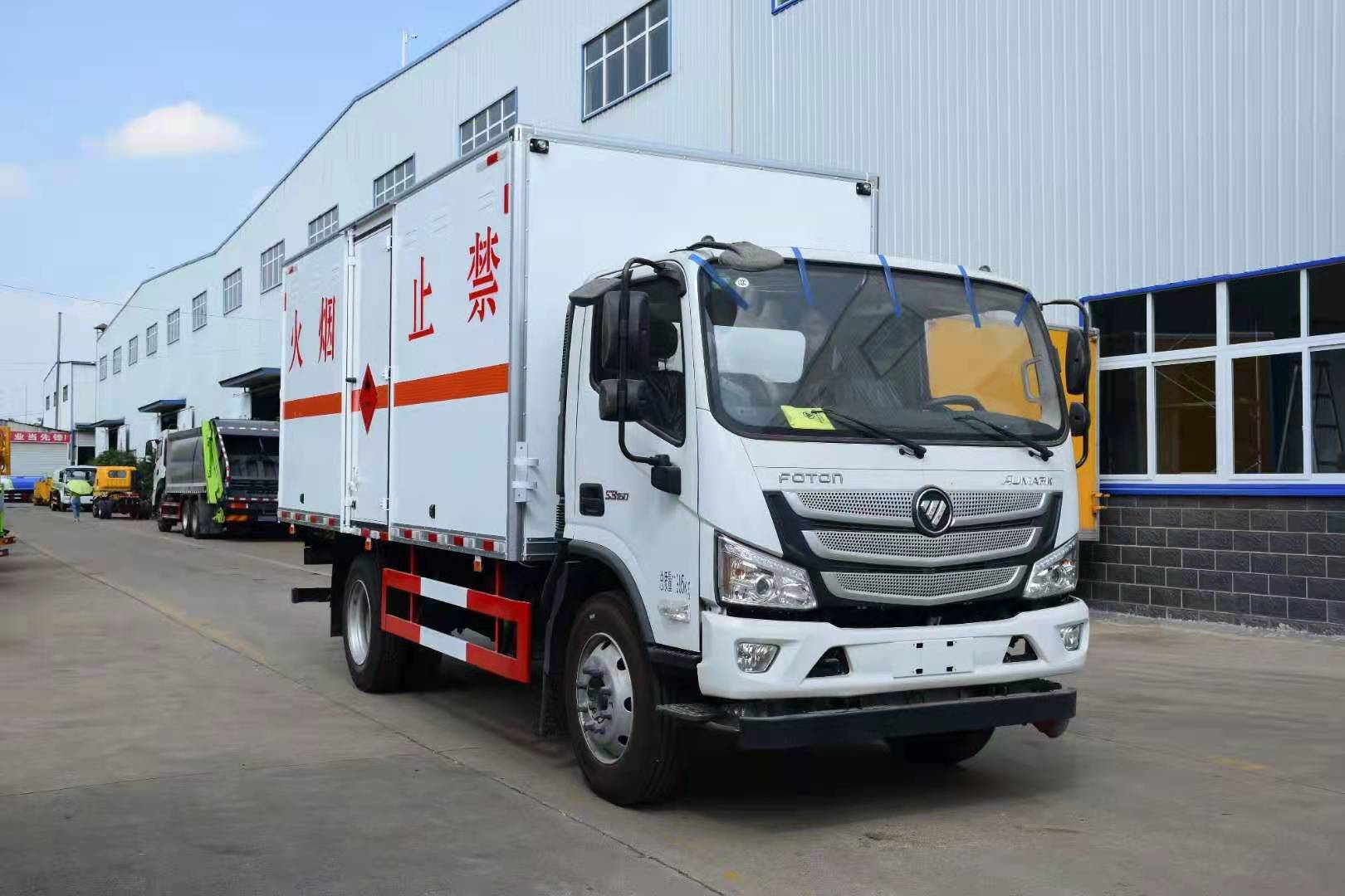 福田歐馬可5.15米雜項危險品廂式運輸車 福田歐馬可5.15米雜項危險品廂式運輸車