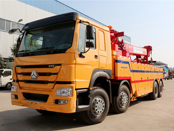 重汽豪沃前四后八一托一清障車 重汽豪沃前四后八一托一清障車