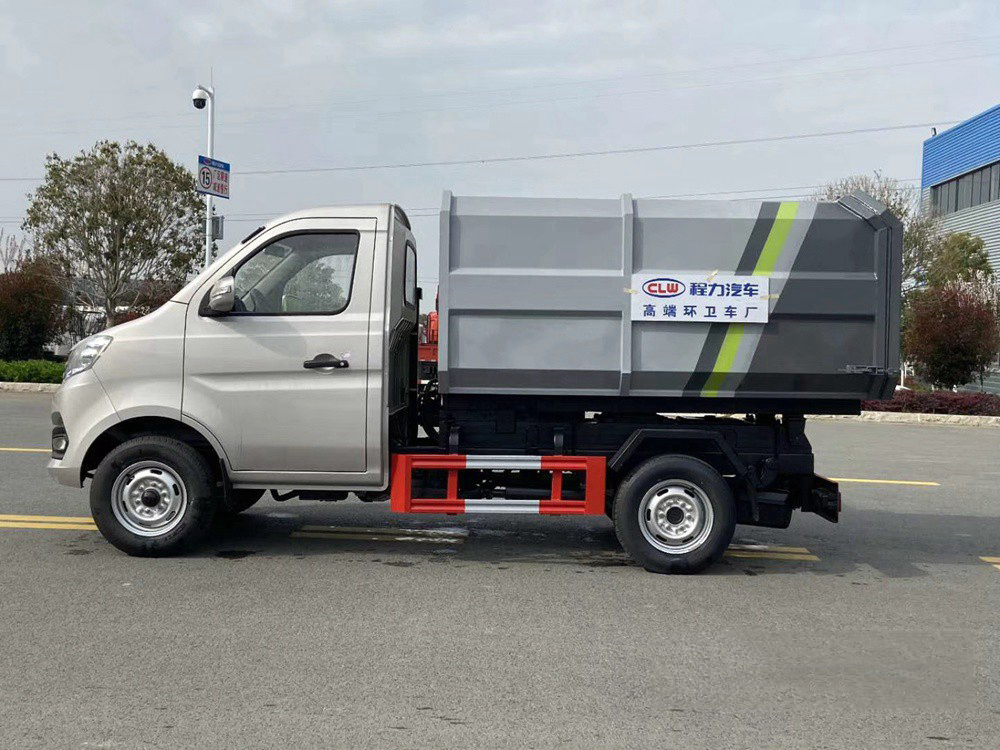 國六3方 藍牌長安 掛桶垃圾車 國六3方 藍牌長安 掛桶垃圾車