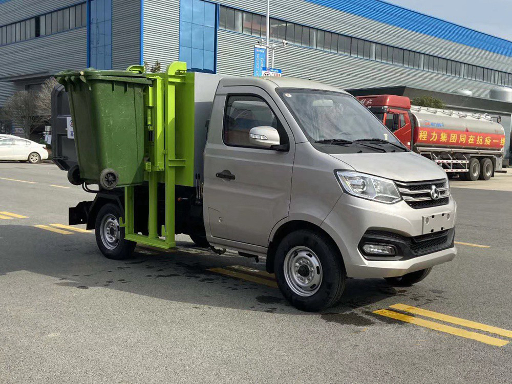 國六3方 藍牌長安 掛桶垃圾車 國六3方 藍牌長安 掛桶垃圾車