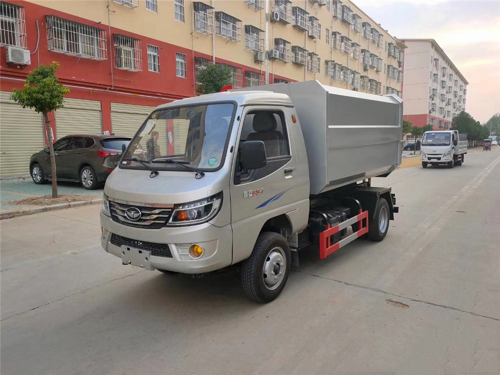 國六3方 藍(lán)牌唐駿歐鈴 掛桶垃圾車 國六3方 藍(lán)牌唐駿歐鈴 掛桶垃圾車