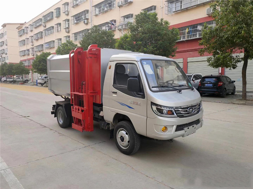 國六3方 藍(lán)牌唐駿歐鈴 掛桶垃圾車 國六3方 藍(lán)牌唐駿歐鈴 掛桶垃圾車