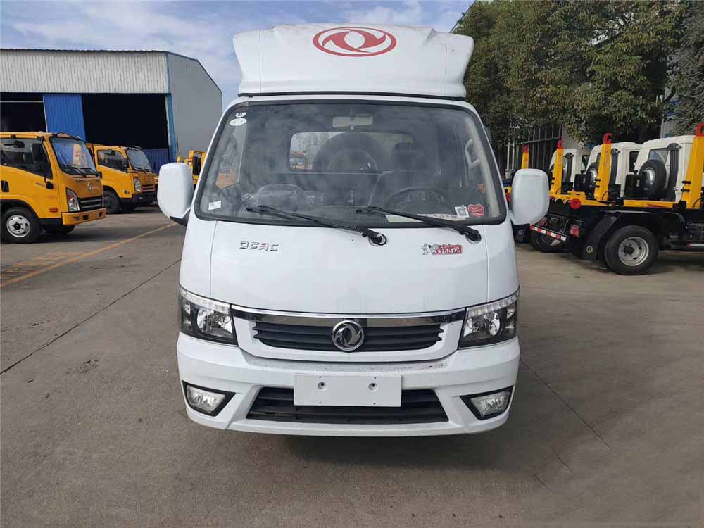 國六3-4方 藍牌東風途逸 勾臂垃圾車 國六3-4方 藍牌東風途逸 勾臂垃圾車