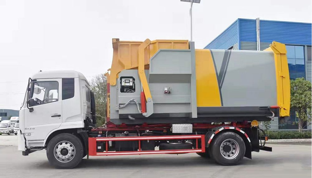 國六東風天錦12方勾臂套臂垃圾車 國六東風天錦12方勾臂套臂垃圾車