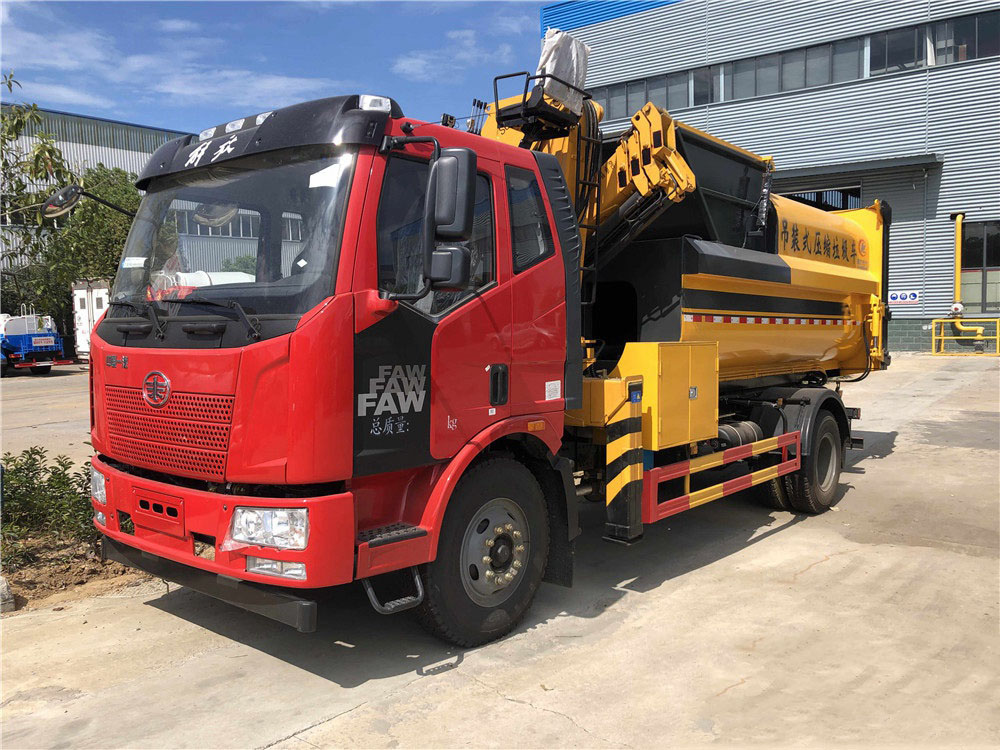 國六12方解放J6L 吊裝壓縮垃圾車 國六12方解放J6L 吊裝壓縮垃圾車