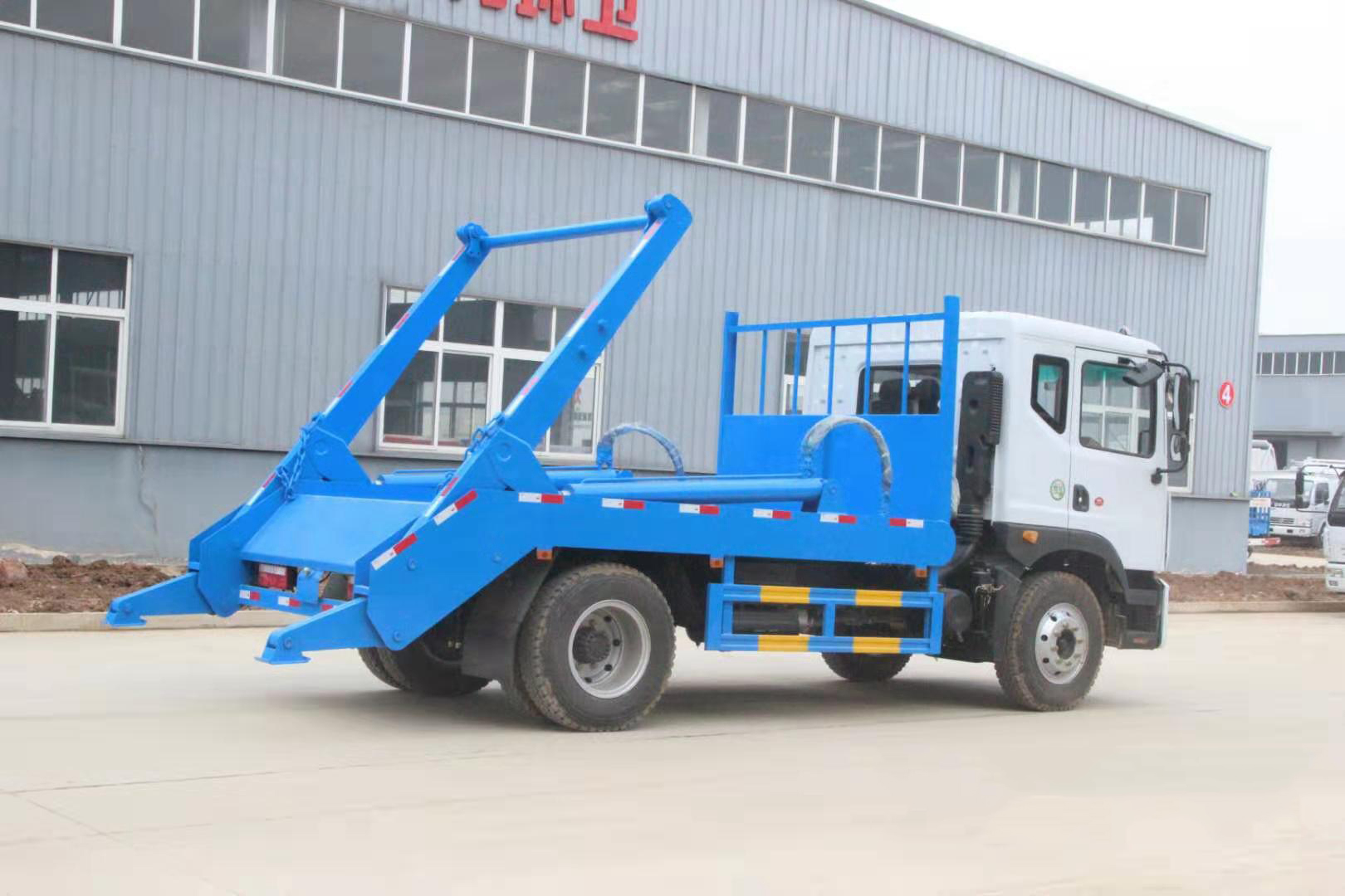 國六10立方東風D9 擺臂垃圾車 國六10立方東風D9 擺臂垃圾車