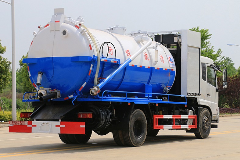 東風天錦15方清洗吸污車國六 東風天錦15方清洗吸污車國六