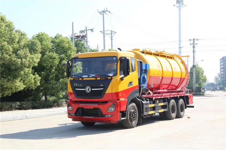 東風天龍21方清洗吸污車國六 東風天龍21方清洗吸污車國六