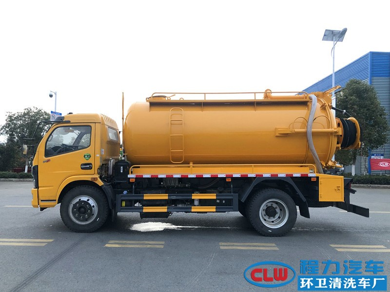 國六東風福瑞卡9.2方清洗吸污車一體罐 國六東風福瑞卡9.2方清洗吸污車一體罐