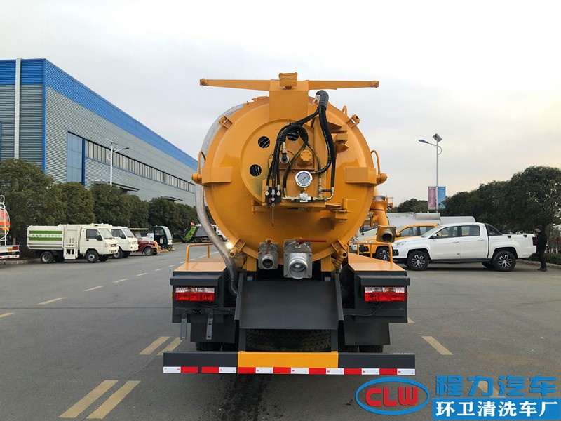 國六東風福瑞卡9.2方清洗吸污車一體罐 國六東風福瑞卡9.2方清洗吸污車一體罐