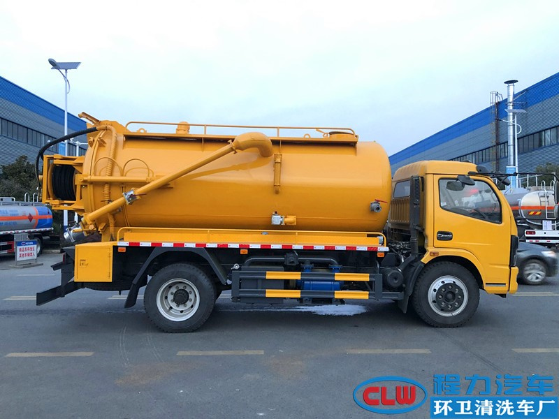 國六東風福瑞卡9.2方清洗吸污車一體罐 國六東風福瑞卡9.2方清洗吸污車一體罐